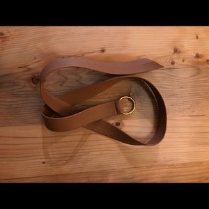 Leather belt